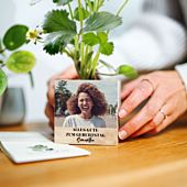 Personalisierbarer Ecocube mit Foto und Text