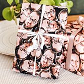 Personalisierbares Geschenkpapier mit Gesicht