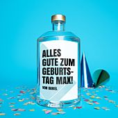 Personalisierbarer Wodka mit Text