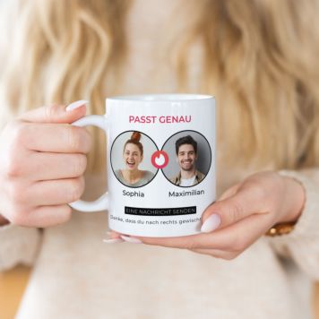 Personalisierbare It's A Match Tasse