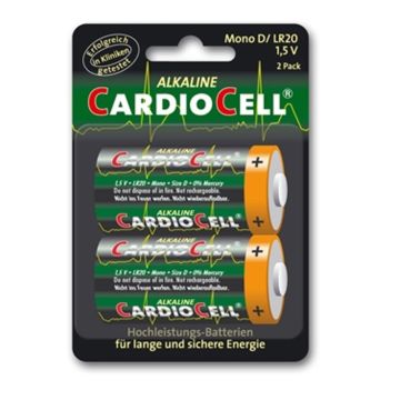 Cardiocell Batterie Mono D-LR20 2er Blister