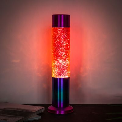 Regenbogen-Glitzer Lava-Lampe