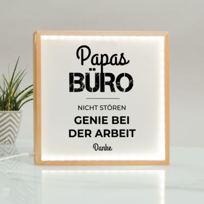 Personalisierbare Lightbox mit Text