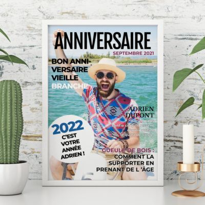 Poster personnalisé - Couverture de magazine