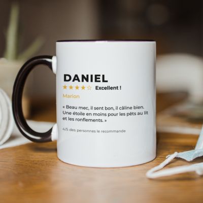 Tasse personnalisée avec avis client