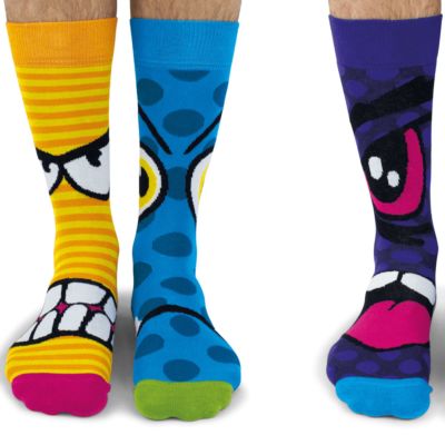 cadeau homme chaussettes stress heads