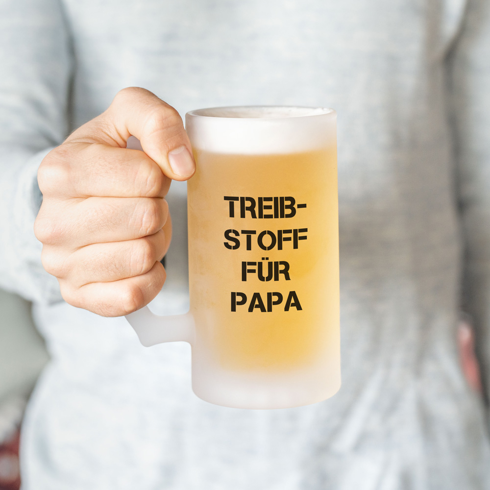 vatertagsgeschenk personalisierbarer bierkrug 