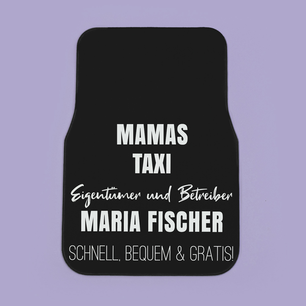 Geschenke für Mama personalisierbare Auto Fußmatte