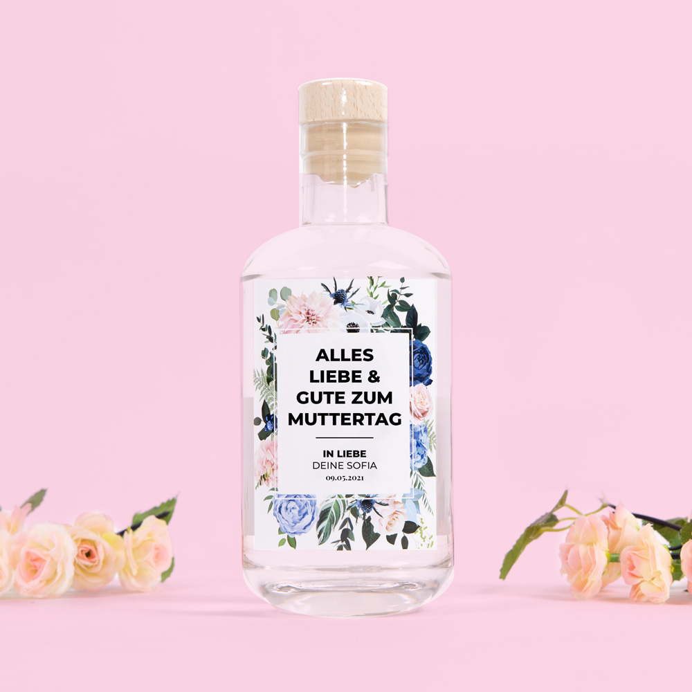 Geschenke für Mama Gin mit 7 Zeilen