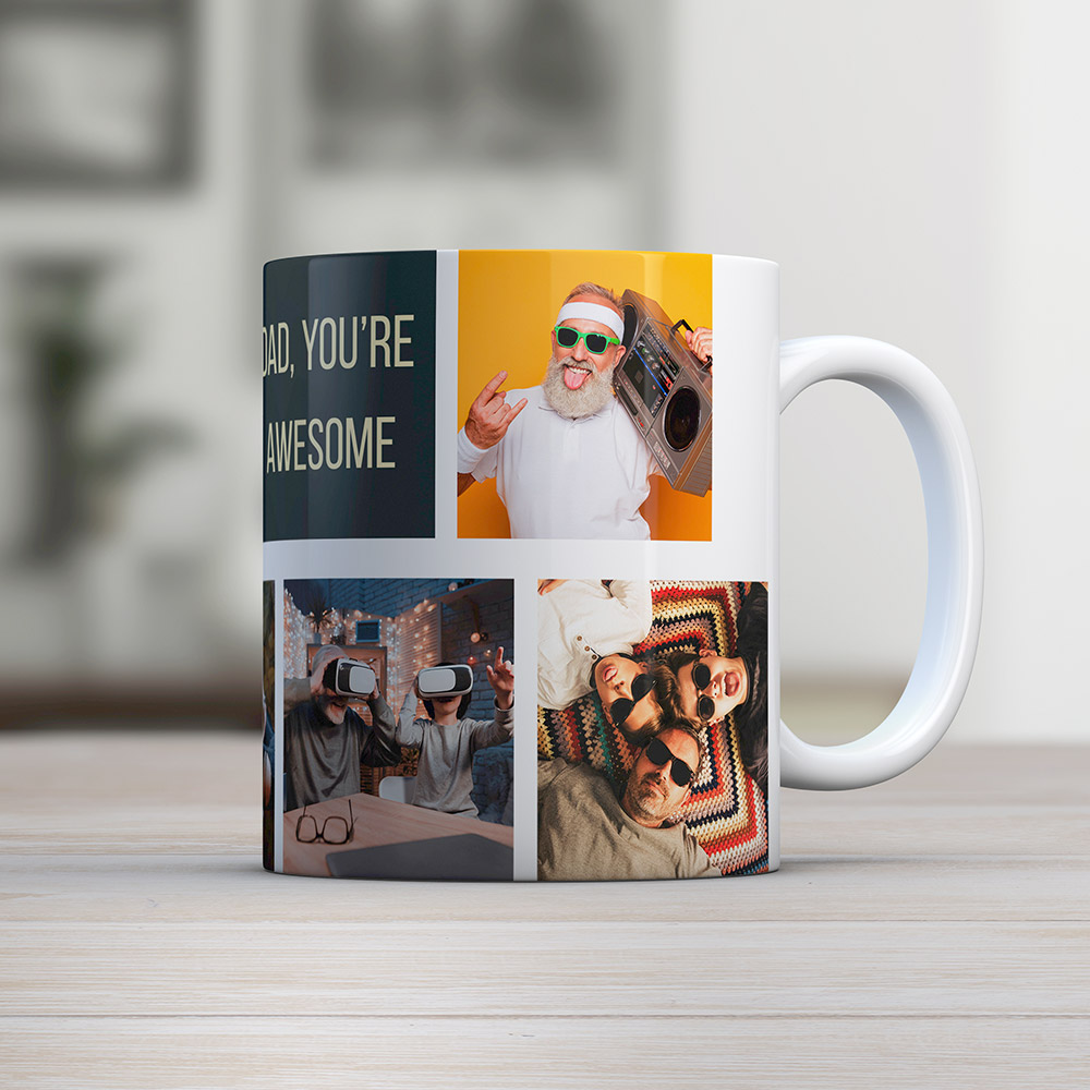 vatertagsgeschenke personalisierbare tasse mit fotos