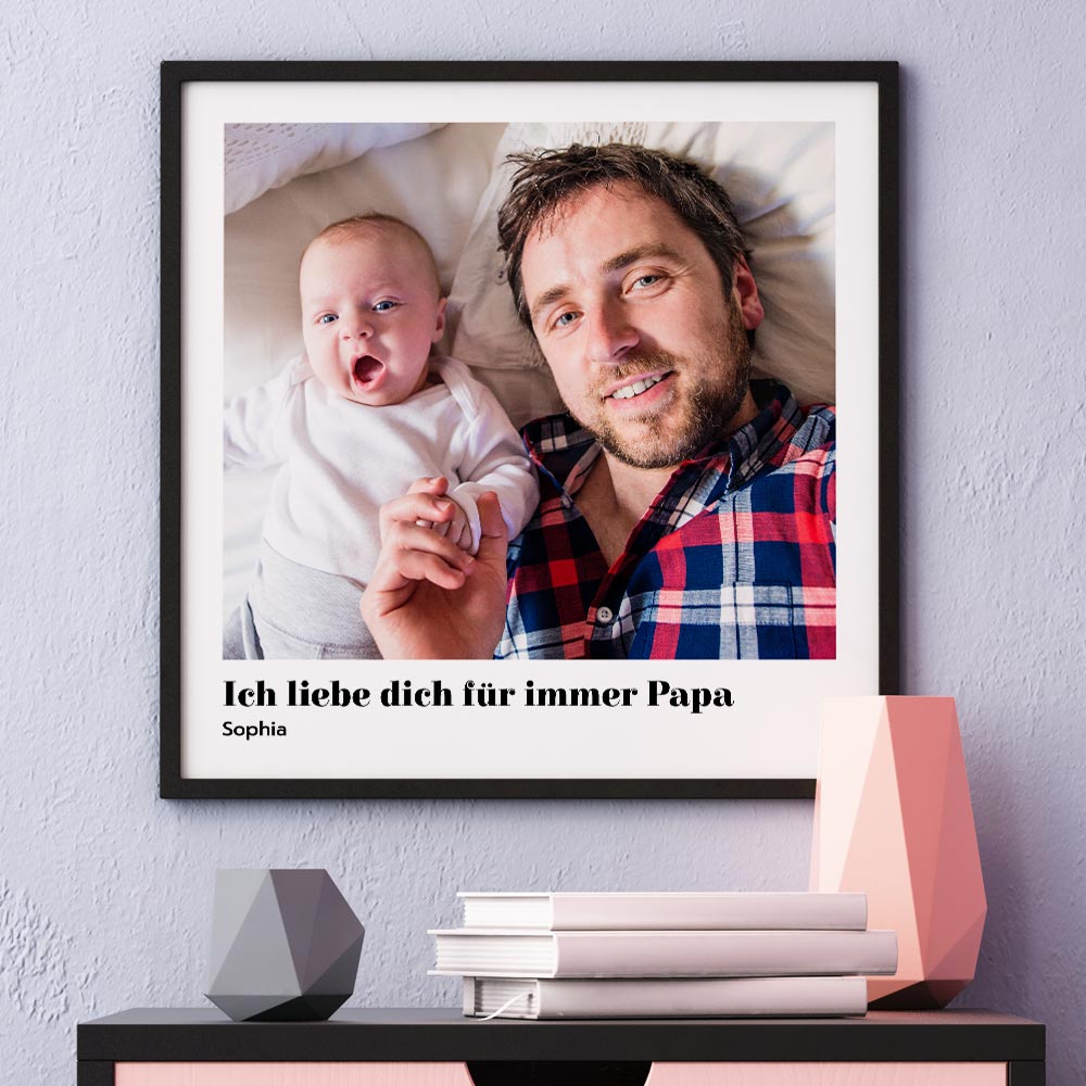 vatertagsgeschenk personalisierbares poster